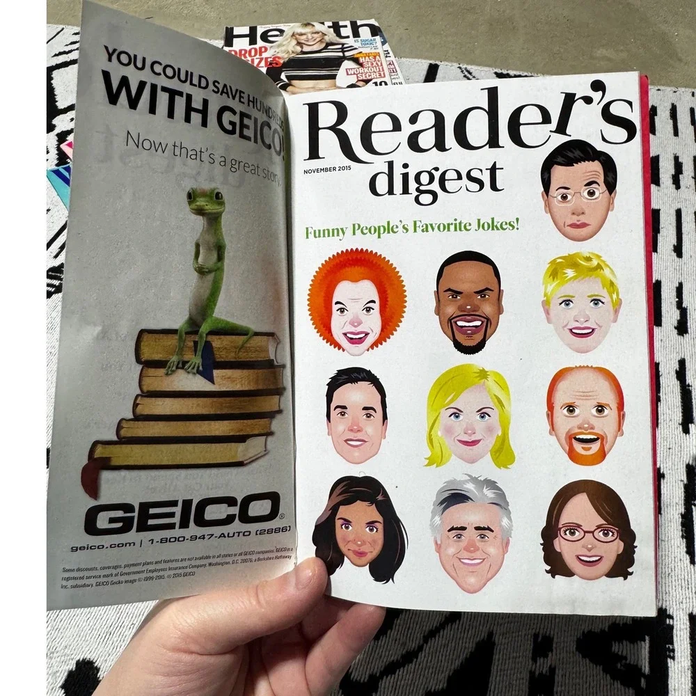 Reader's Digest November 2015 Funny People's Favorite Jokes Humor Magazine
